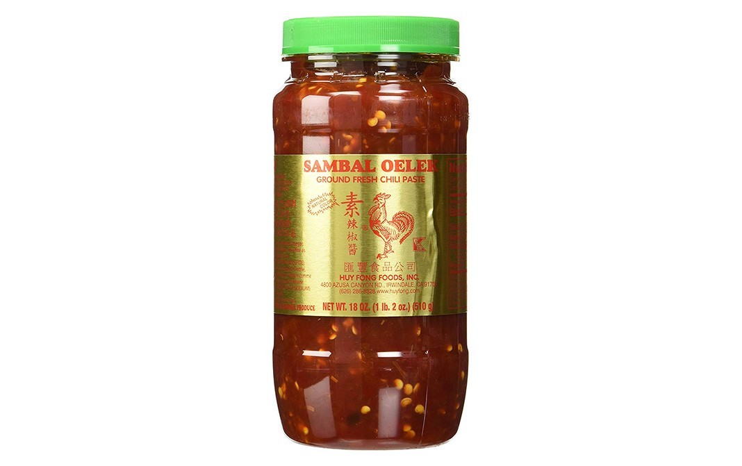 Huy Fong Foods Inc. Sambal Oelek Ground Fresh Chilli Paste   Glass Jar  510 grams